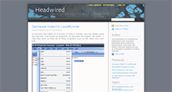 Desktop Screenshot of headwired.com