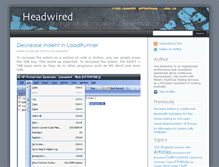 Tablet Screenshot of headwired.com